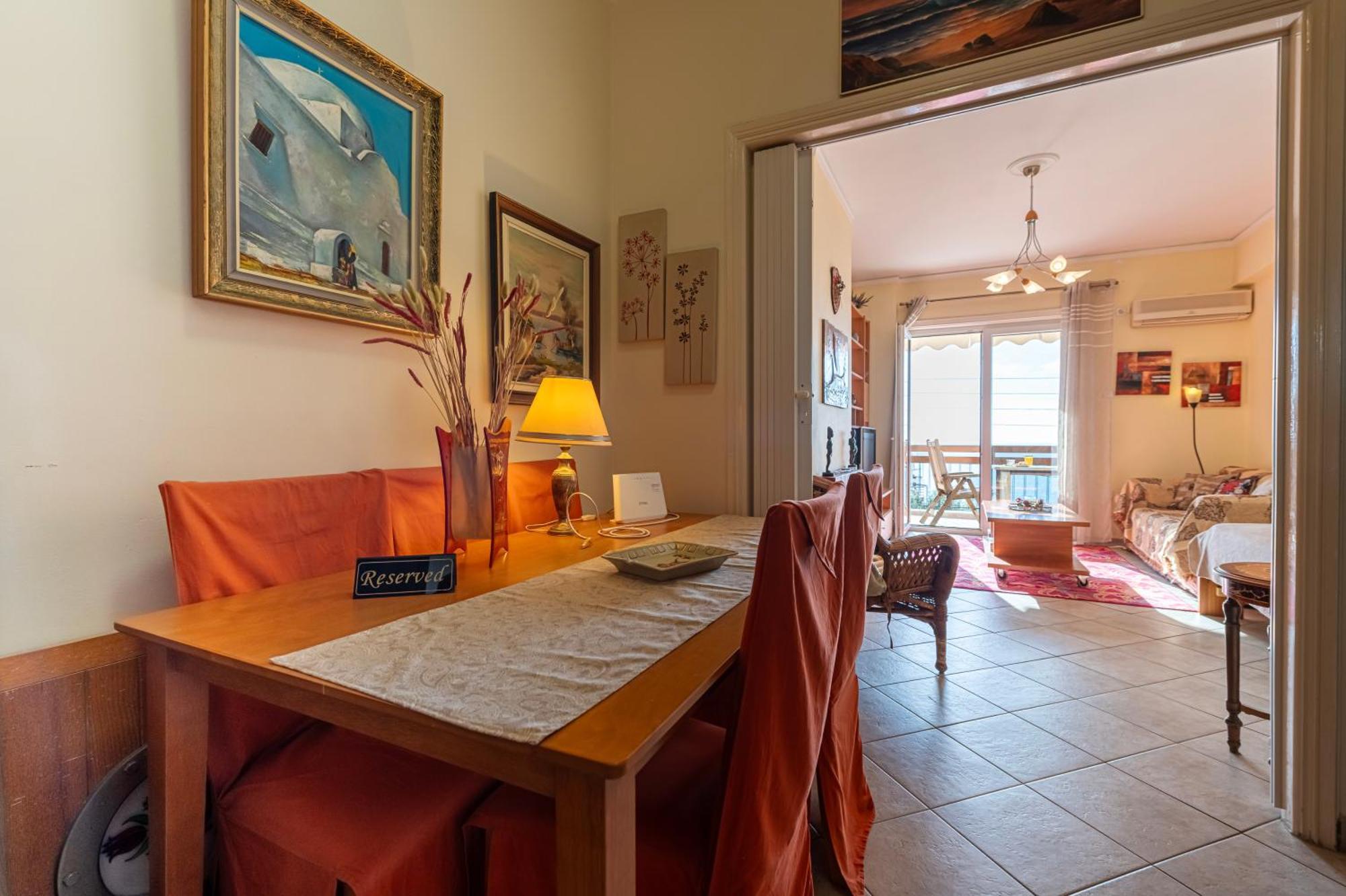 Sea View Apartment 100M From The Beach Saronida 外观 照片